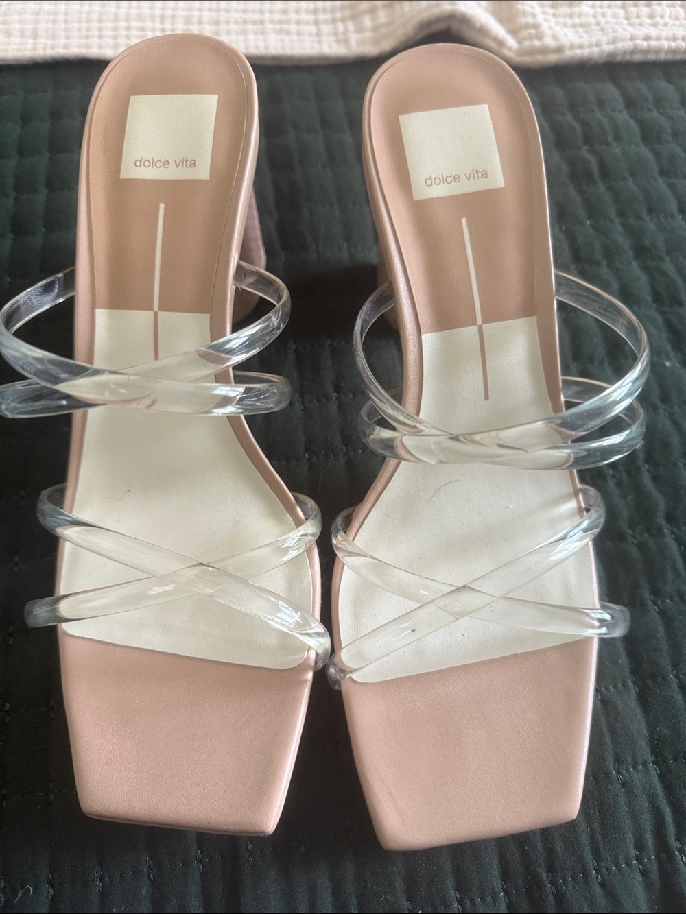 Dolce Vita clear strap sandals size 9